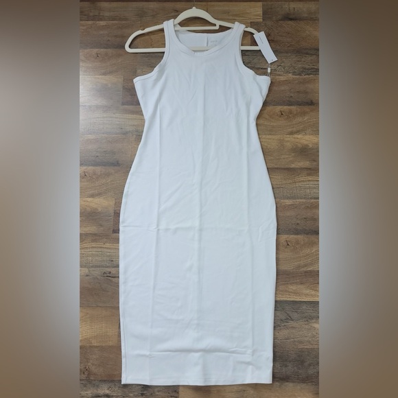 525 America White Midi Bodycon Dress Size M, NWT - Picture 6 of 6